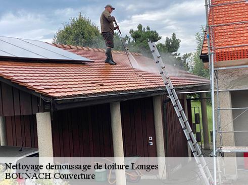 Nettoyage demoussage de toiture  longes-69420 BOUNACH Couverture 