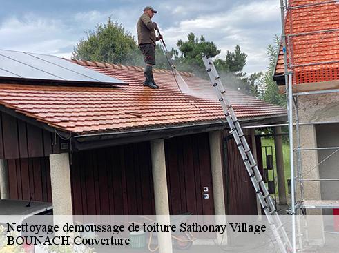 Nettoyage demoussage de toiture  sathonay-village-69580 BOUNACH Couverture 