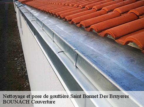 Nettoyage et pose de gouttière  saint-bonnet-des-bruyeres-69790 BOUNACH Couverture 