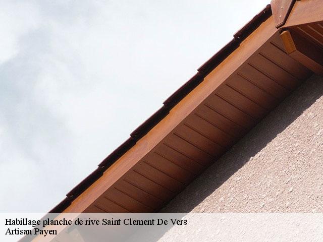 Habillage planche de rive  saint-clement-de-vers-69790 Artisan Payen